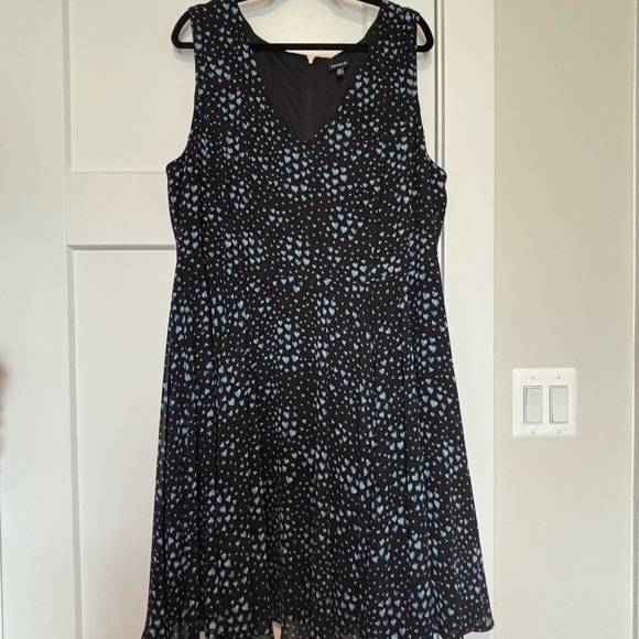 torrid Dresses & Skirts - Torrid Black and blue hearts Dress